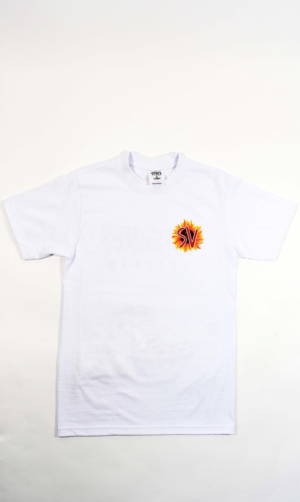 SV Sunflower White Tee