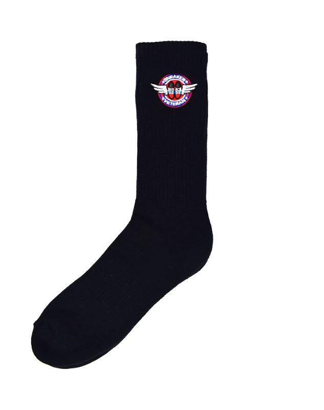 Sneaker Vet Crew Socks (Black)