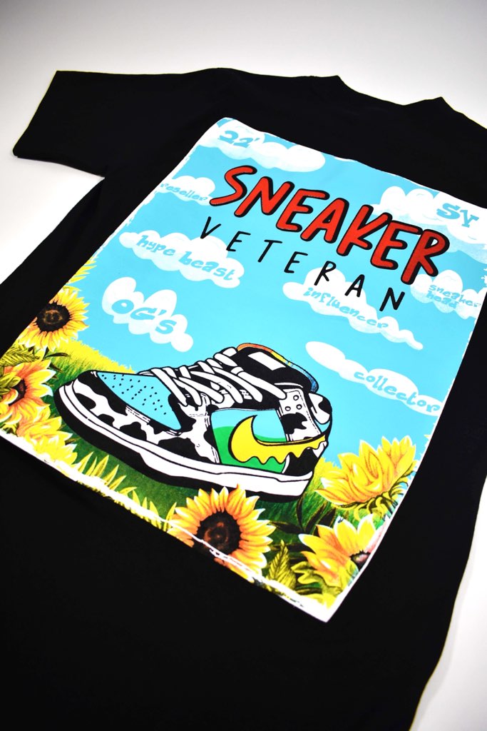 SV Sunflower Black Tee